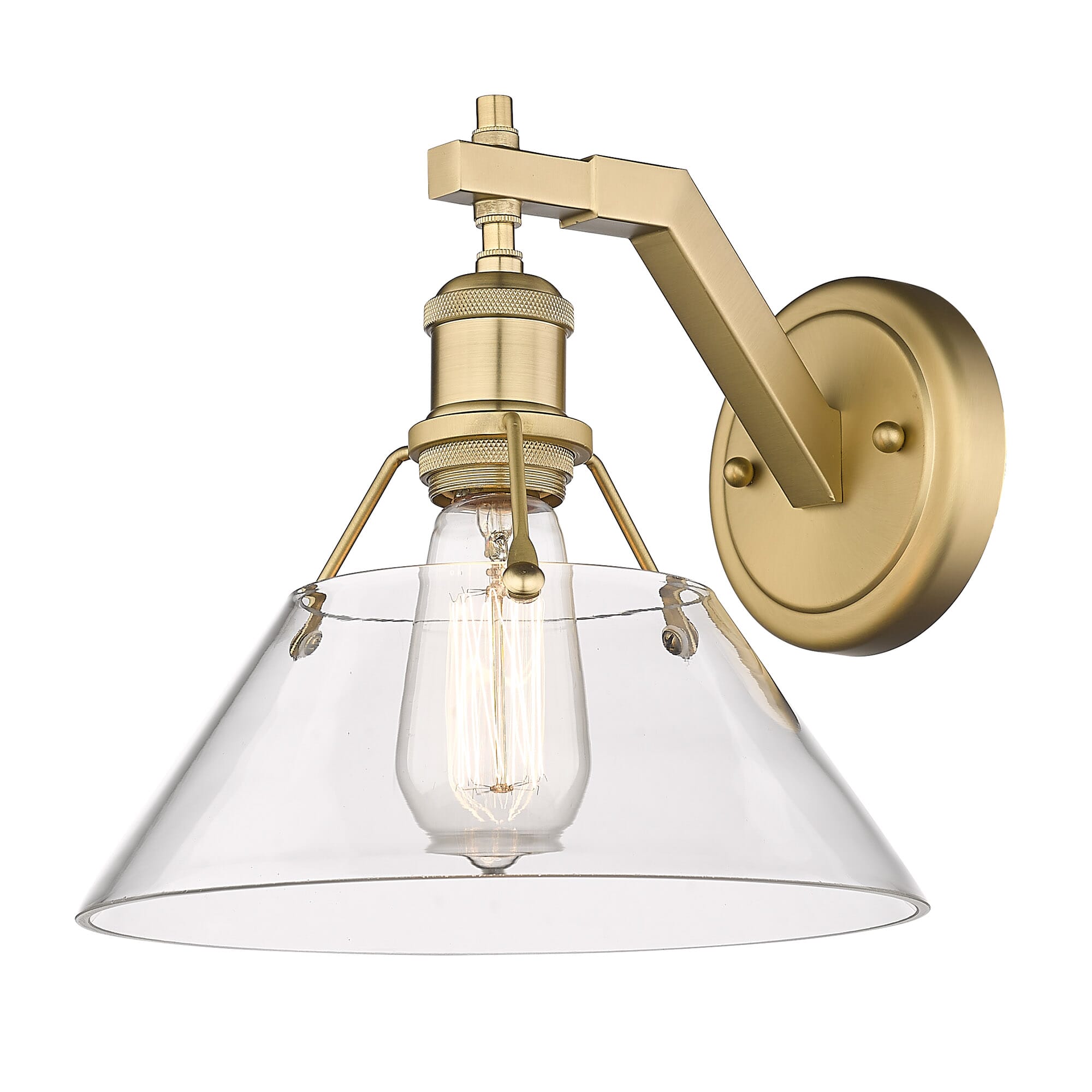 Orwell 1-Light Wall Sconce in Brushed Champagne Bronze