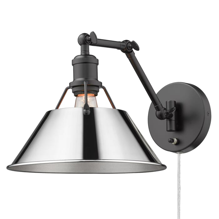 Golden Orwell Wall Sconce in Matte Black Golden Orwell Wall Sconce in Matte Black