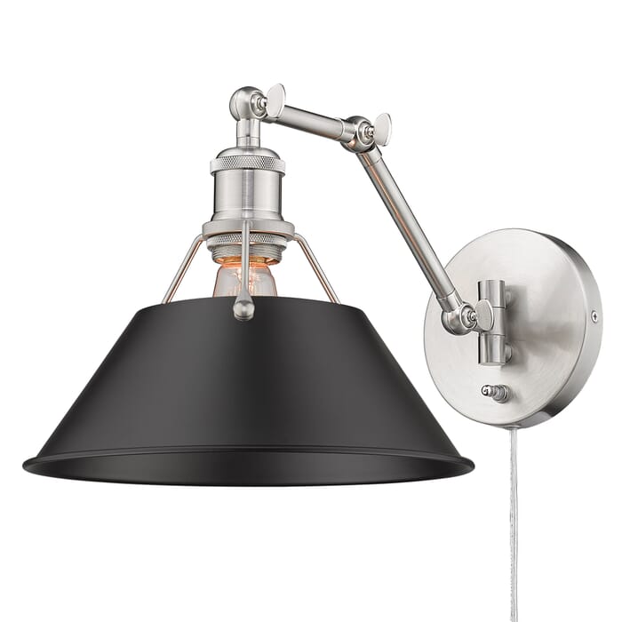 Golden Orwell Wall Sconce in Pewter Golden Orwell Wall Sconce in Pewter