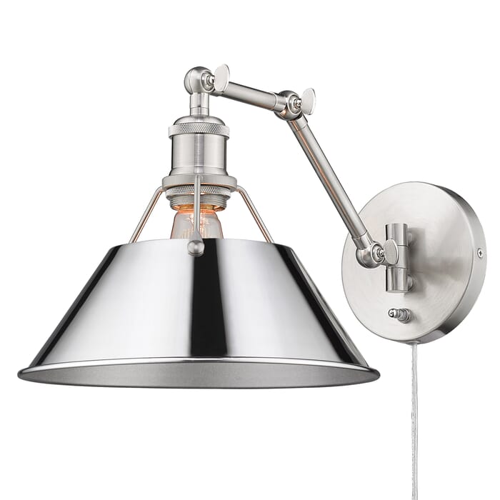 Golden Orwell Wall Sconce in Pewter Golden Orwell Wall Sconce in Pewter