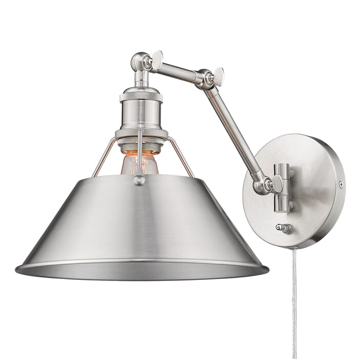Golden Orwell Wall Sconce in Pewter Golden Orwell Wall Sconce in Pewter