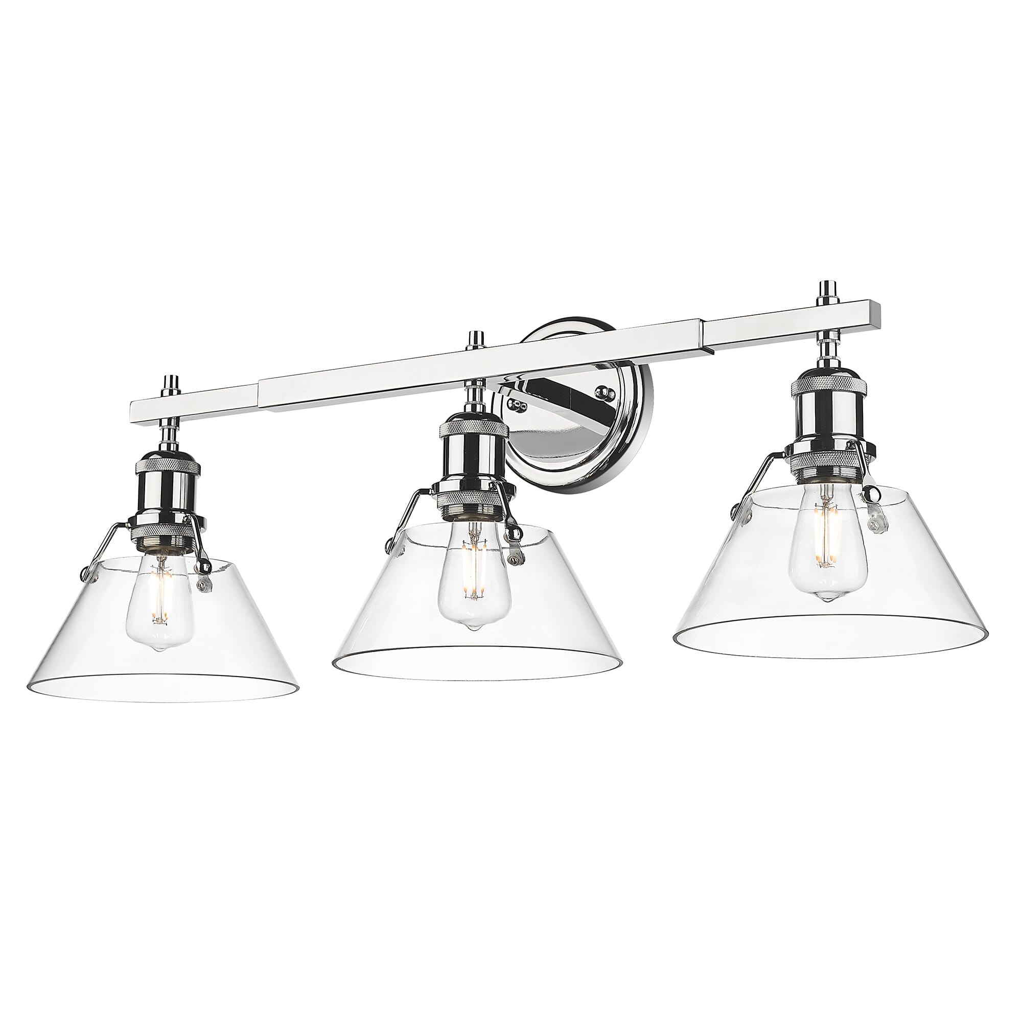 Orwell 3-Light Vanity Lighting in Chrome