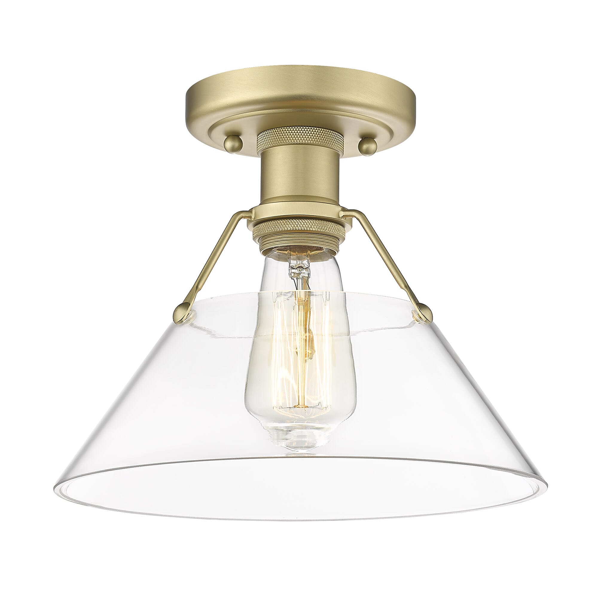Golden Orwell Ceiling Light in Brushed Champagne Bronze LightsOnline