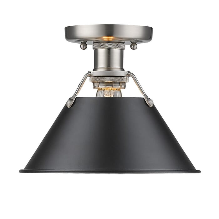 Golden Orwell 10" Ceiling Light in Pewter Golden Orwell 10" Ceiling Light in Pewter
