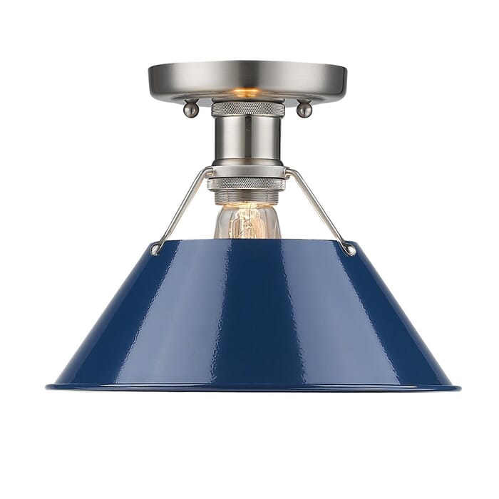 Golden Orwell 10" Ceiling Light in Pewter Golden Orwell 10" Ceiling Light in Pewter