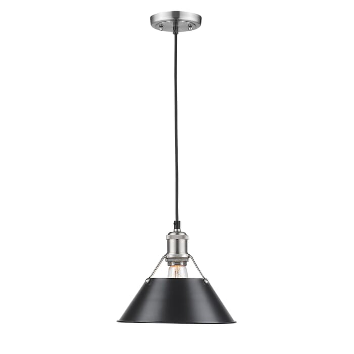 Golden Orwell 9" Pendant Light in Pewter Golden Orwell 9" Pendant Light in Pewter
