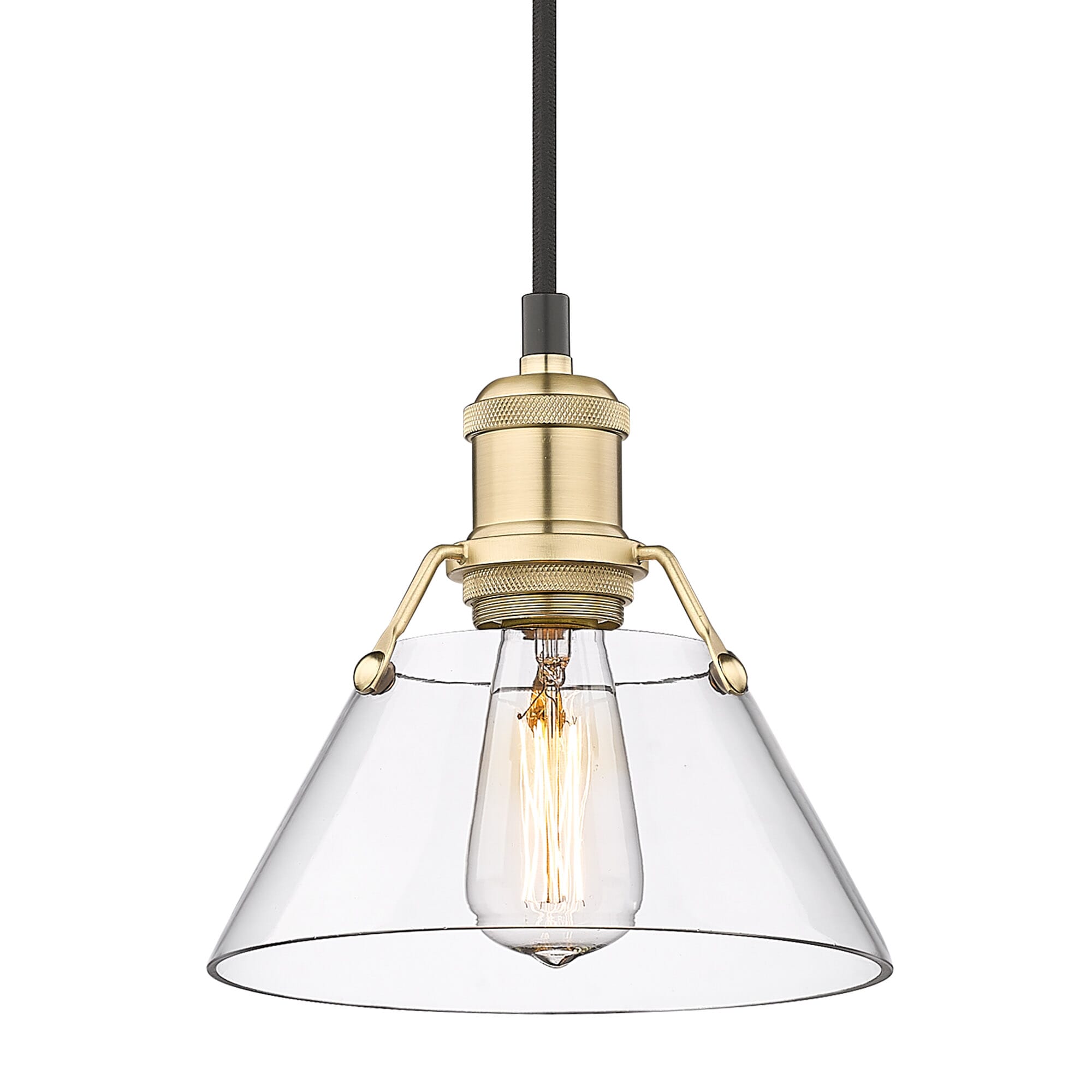 Orwell 1-Light Pendant in Brushed Champagne Bronze