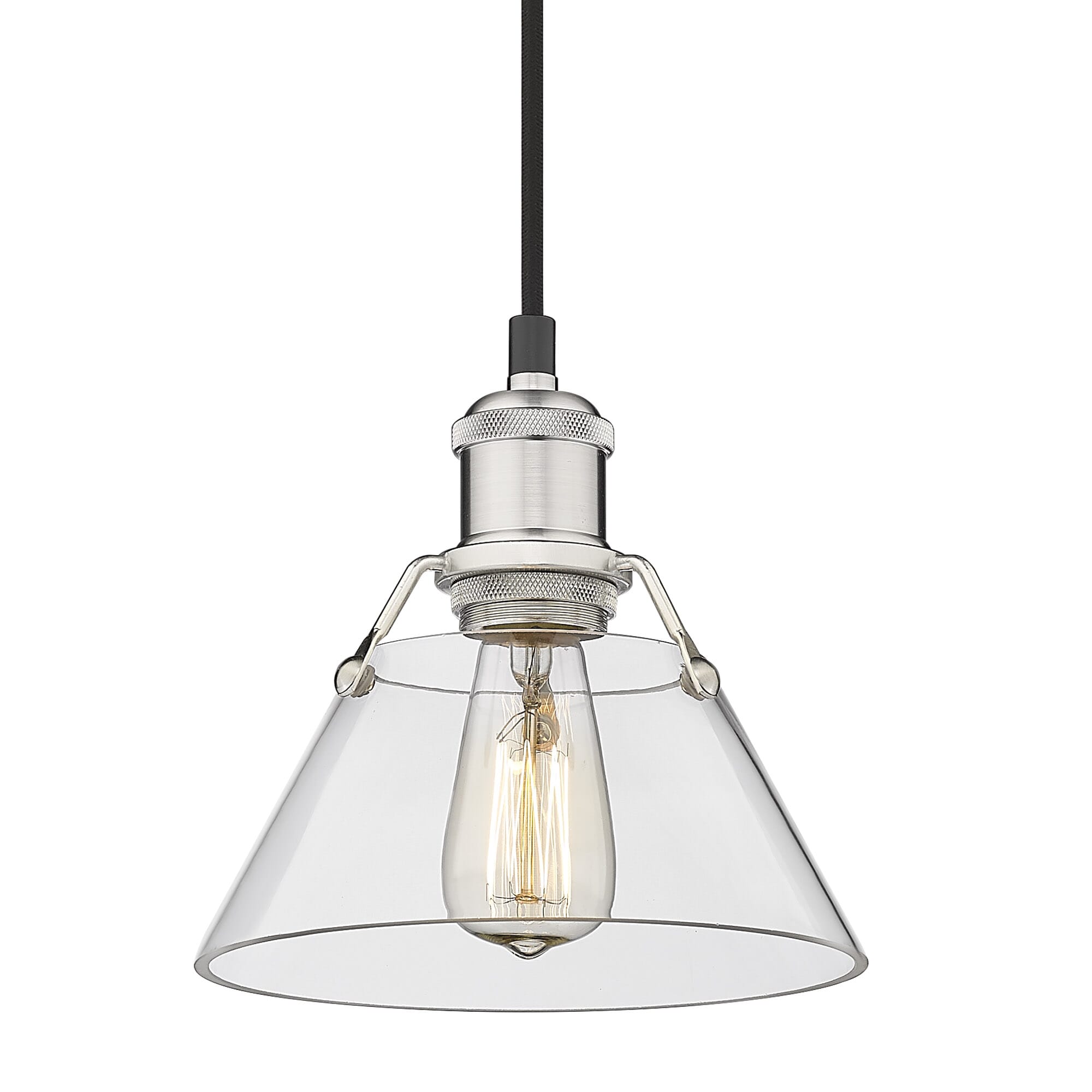 Orwell 1-Light Pendant in Pewter