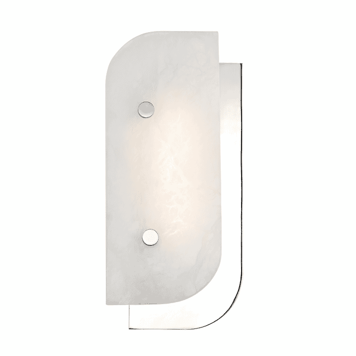 Hudson Valley Yin & Yang 13" Wall Sconce in Polished Nickel Hudson Valley Yin & Yang 13" Wall Sconce in Polished Nickel