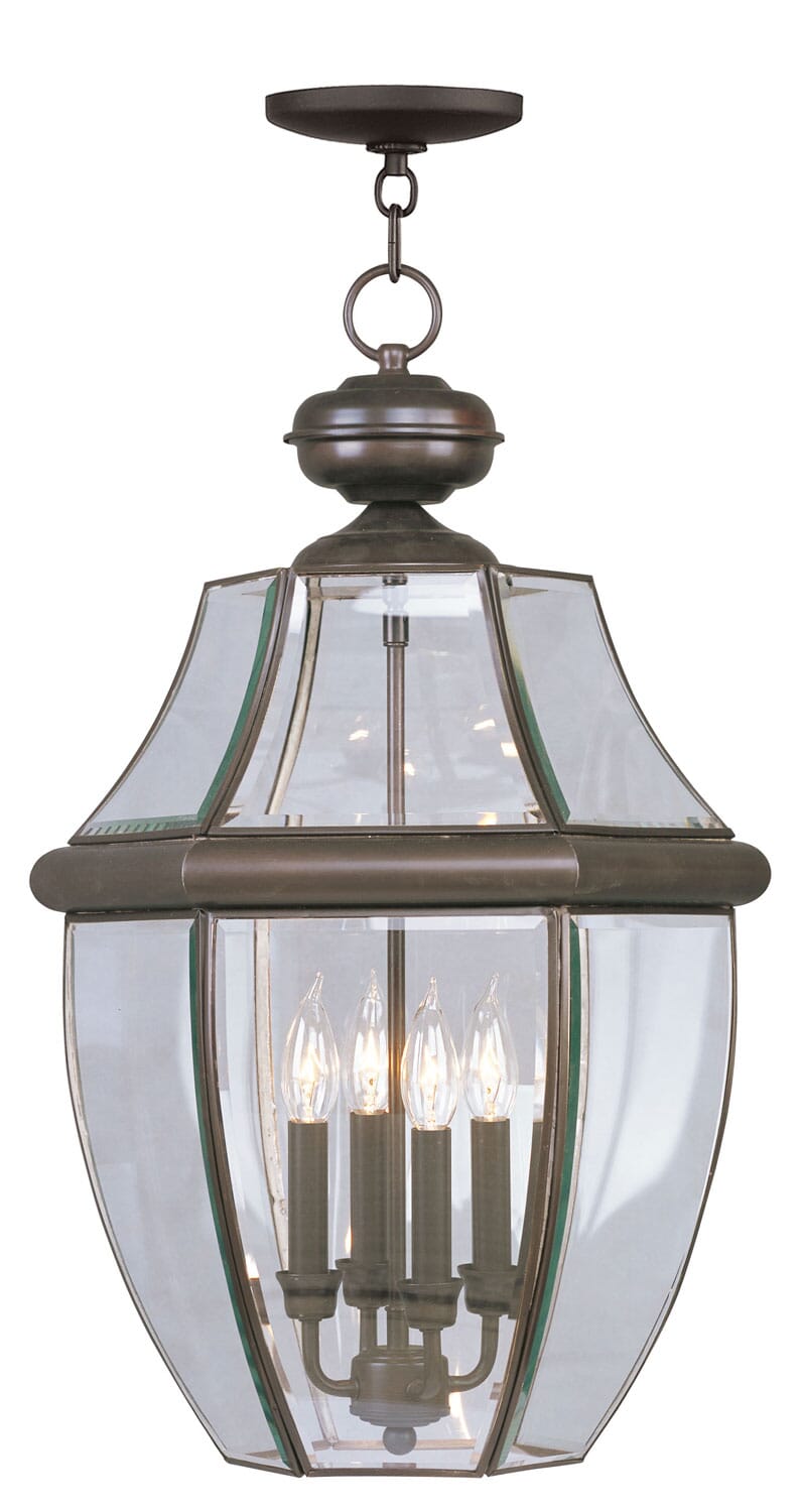 Monterey 4-Light Outdoor Pendant in Bronze