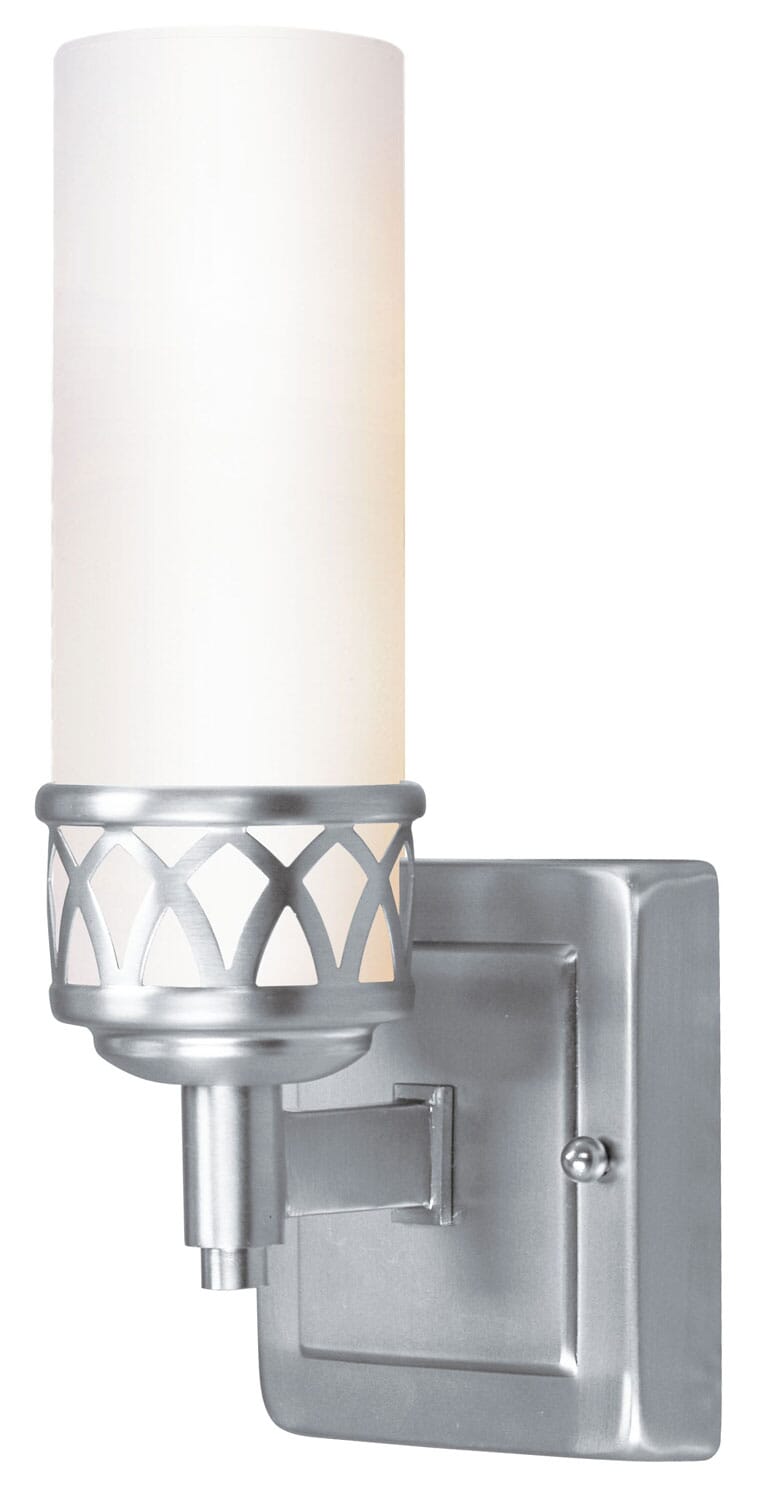 Westfield 1-Light Bathroom Vanity Light in Brushed Nickel