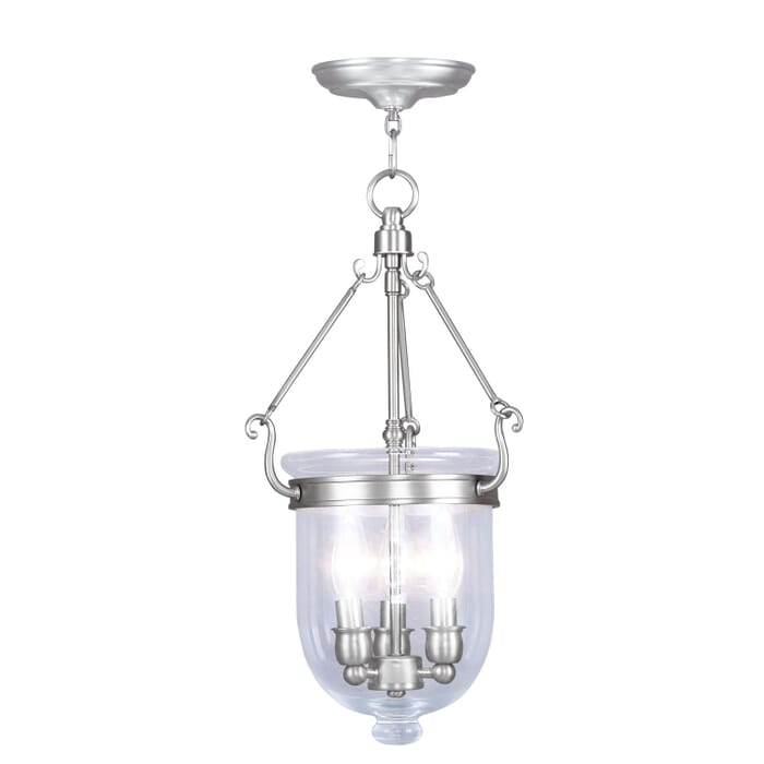 Jefferson 3-Light Pendant in Brushed Nickel Jefferson 3-Light Pendant in Brushed Nickel