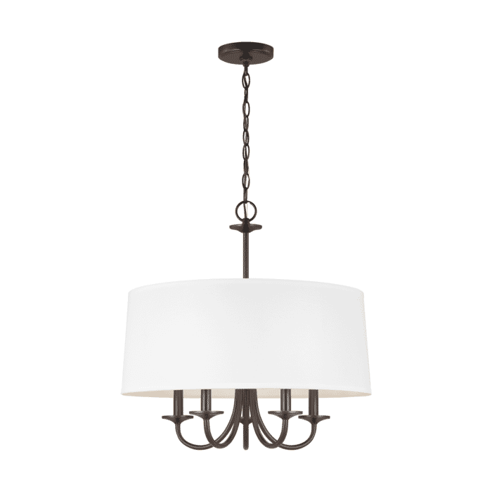 Sea Gull Seville 5-Light Traditional Chandelier in Bronze Sea Gull Seville 5-Light Traditional Chandelier in Bronze