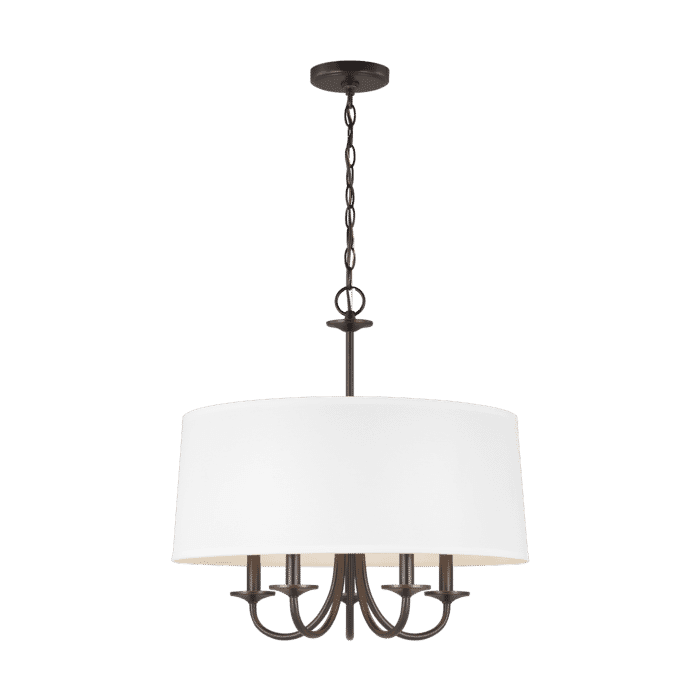 Sea Gull Seville 5-Light LED Traditional Chandelier in Bronze Sea Gull Seville 5-Light LED Traditional Chandelier in Bronze