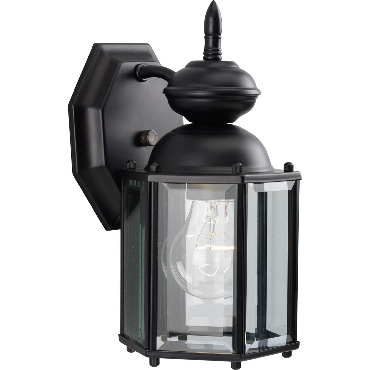 Black One Light Wall Lantern from the Carriage Classics Collection