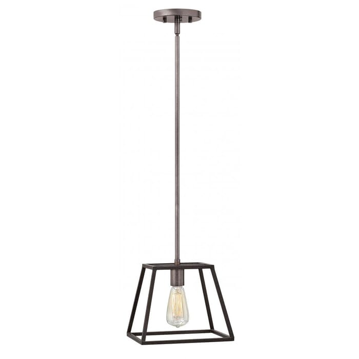 Hinkley Fulton Minimalist Pendant Light in Aged Zinc Hinkley Fulton Minimalist Pendant Light in Aged Zinc