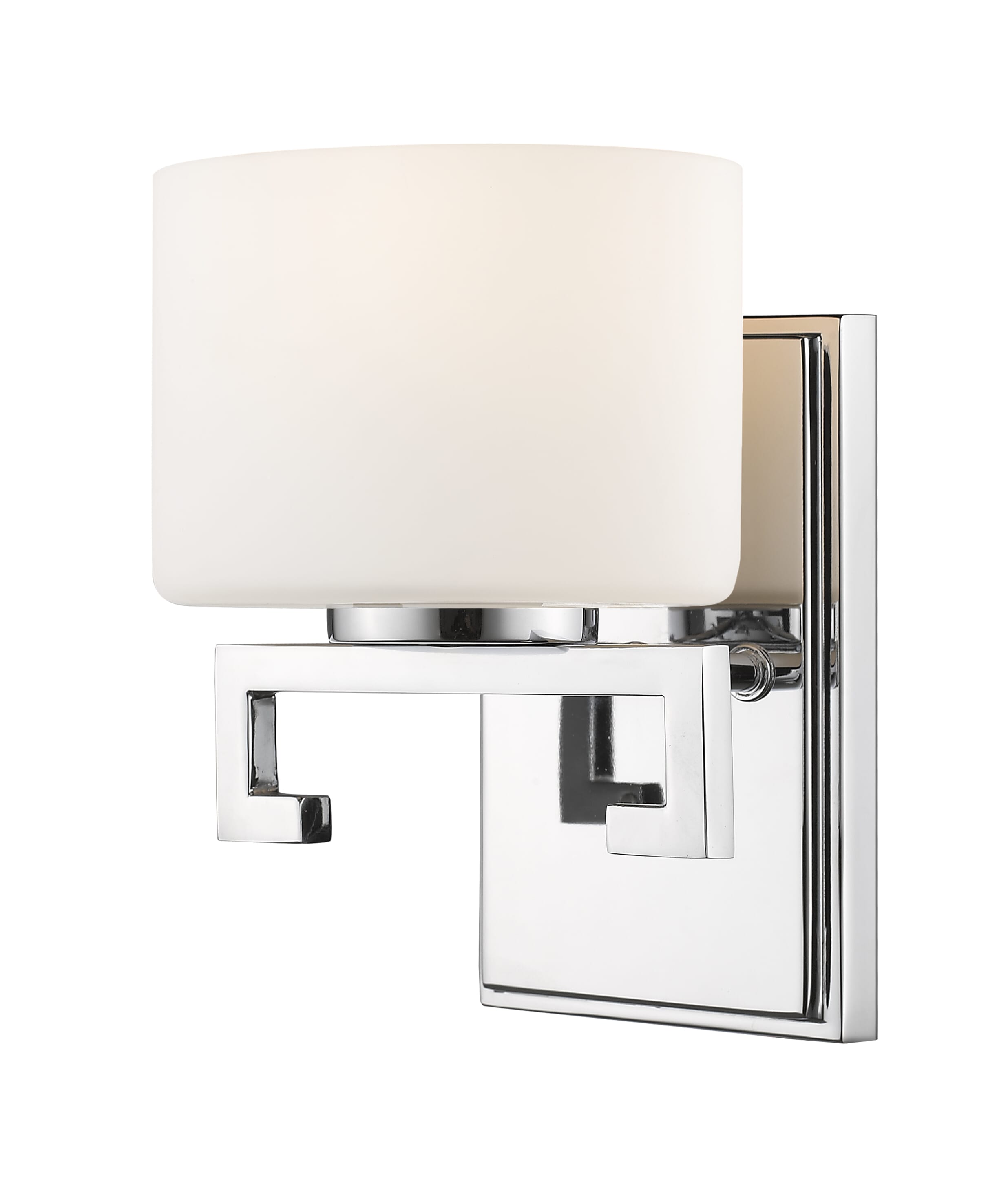 Z-Lite Privet 1-Light Bathroom Vanity Light In Chrome