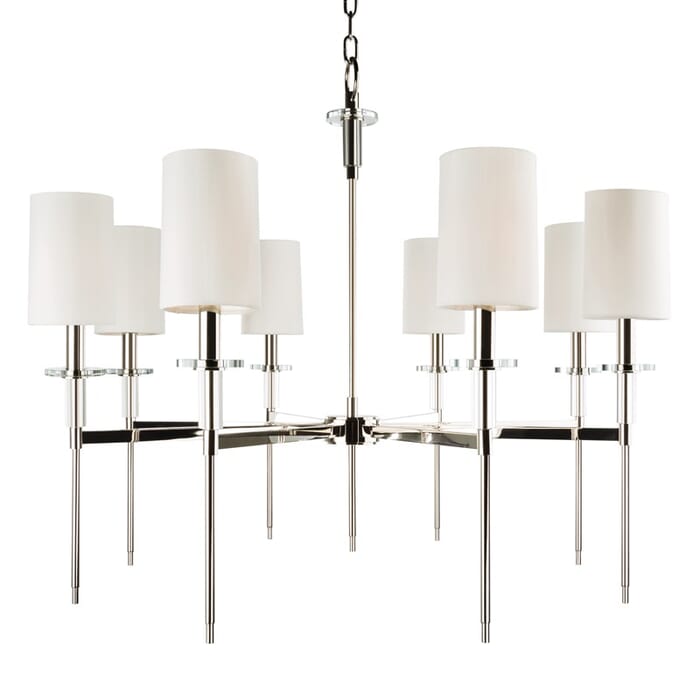 Eight Light Chandelier by Hudson Valley Eight Light Chandelier by Hudson Valley