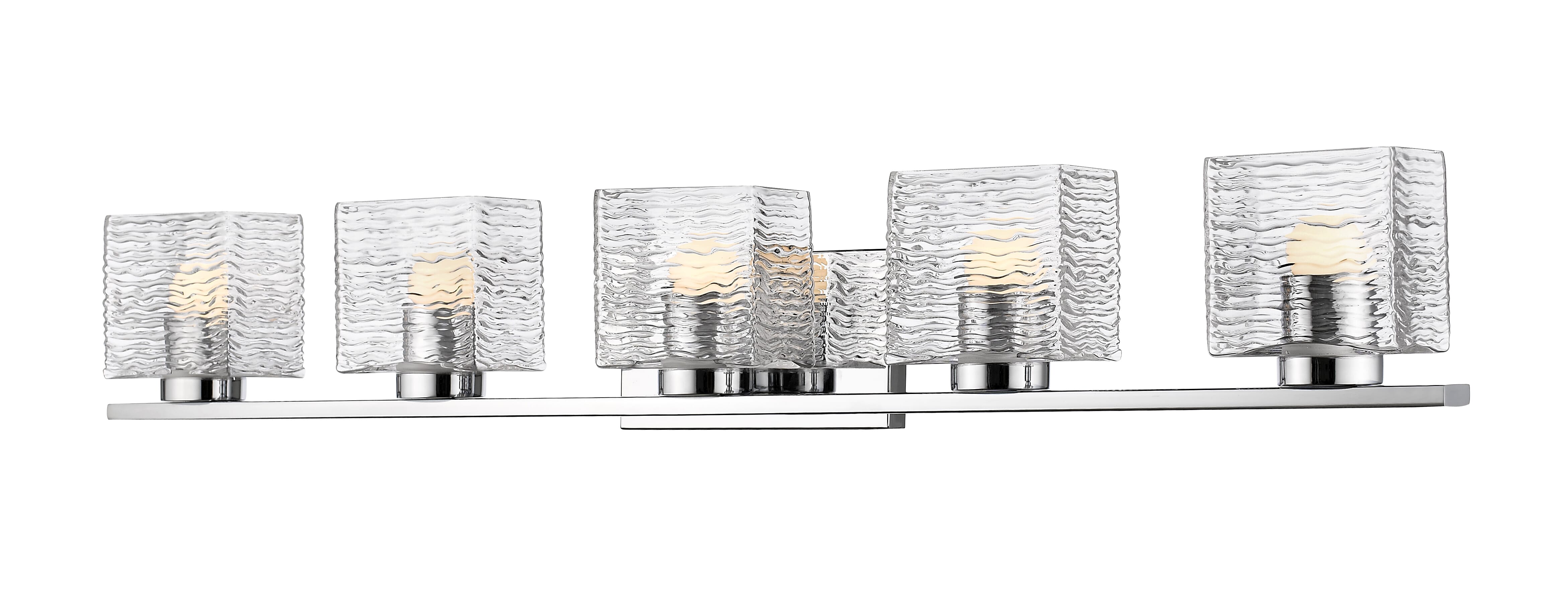 Z-Lite Barrett 5-Light Bathroom Vanity Light In Chrome
