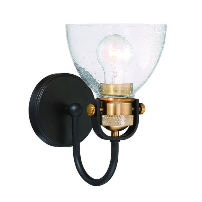 Minka Lavery Monico 11" Bathroom Vanity Light in Painted Bronze with Natural Brush Minka Lavery Monico 11" Bathroom Vanity Light in Painted Bronze with Natural Brush