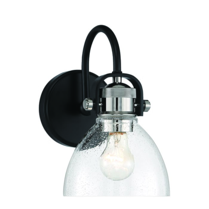 Minka Lavery Monico Bathroom Vanity Light in Coaled Nickel Highlight Minka Lavery Monico Bathroom Vanity Light in Coaled Nickel Highlight