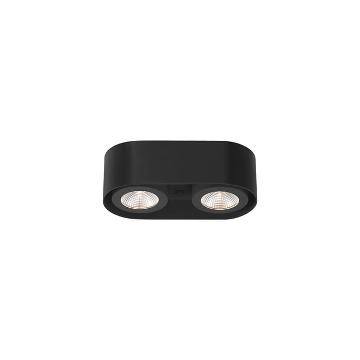 Nymark 2-Light LED Ceiling Light in Black Nymark 2-Light LED Ceiling Light in Black
