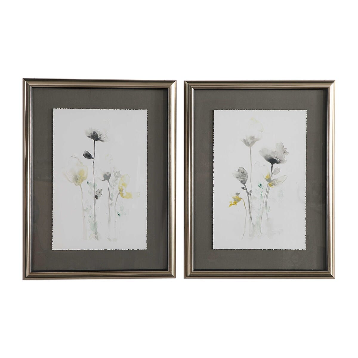 Uttermost Stem Illusion Floral Art, Set Of 2