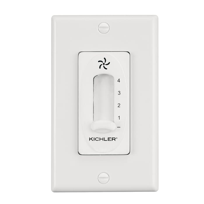 Kichler Lighting Fan Accessory 4 Speed Fan Slide Control in Ivory (Not Painted) Kichler Lighting Fan Accessory 4 Speed Fan Slide Control in Ivory (Not Painted)
