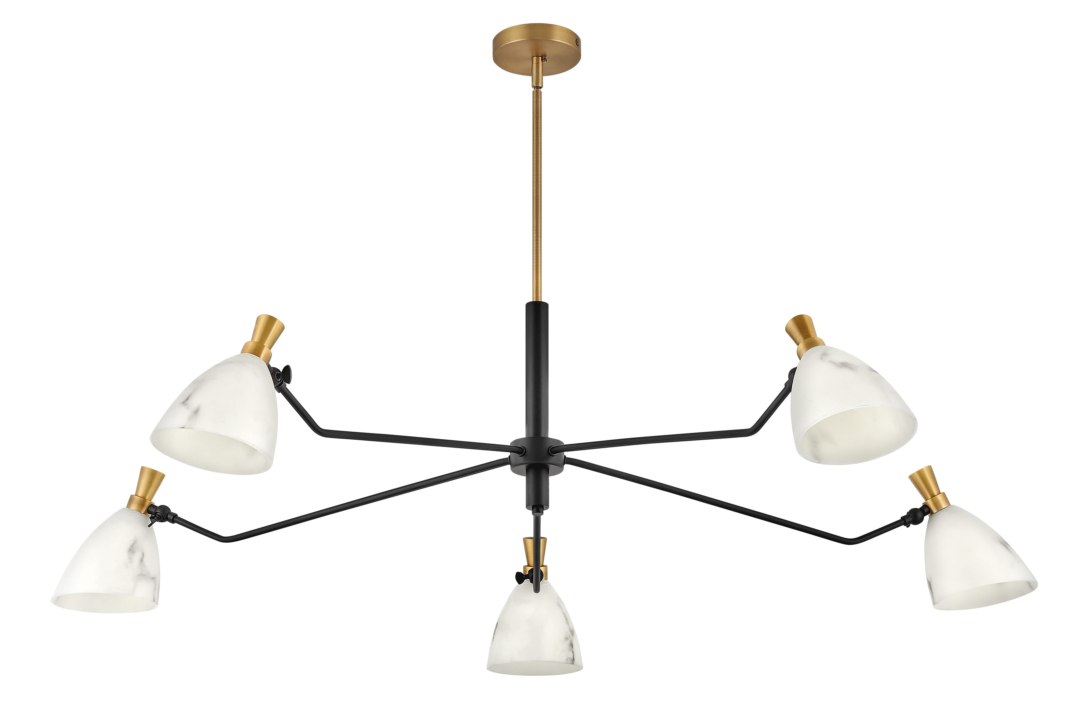 Heritage Brass LED Chandelier from the Sinclair Collection