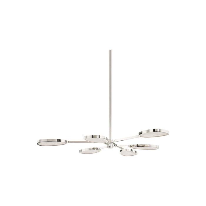 Corbett Beirut 6-Light Transitional Chandelier in Burnished Nickel Corbett Beirut 6-Light Transitional Chandelier in Burnished Nickel