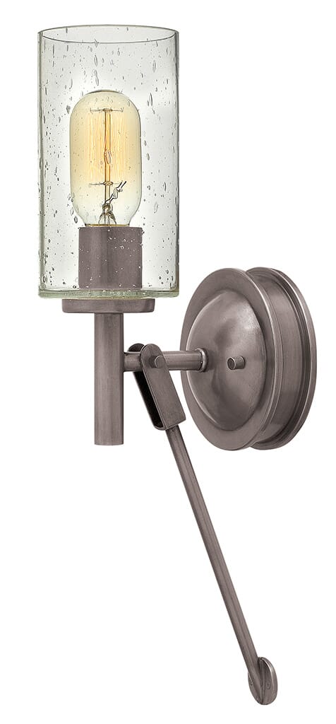 Antique Nickel LED Wall Sconce from the Collier Collection LightsOnline