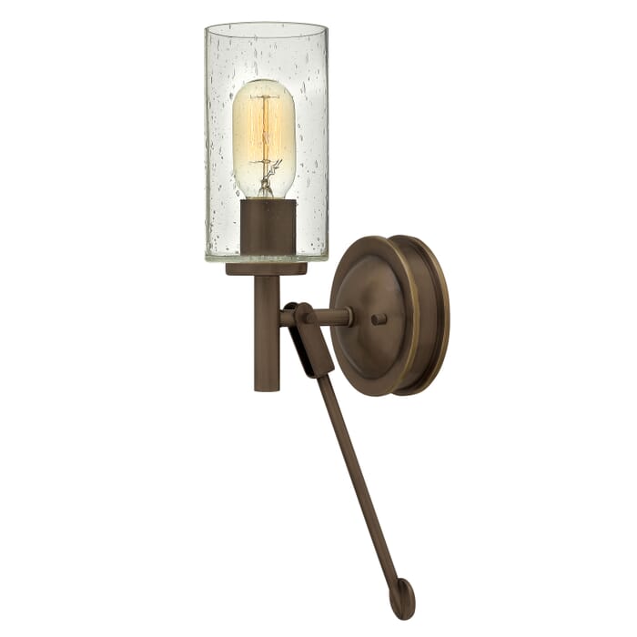 Hinkley Collier 1-Light Sconce in Light Oiled Bronze Hinkley Collier 1-Light Sconce in Light Oiled Bronze
