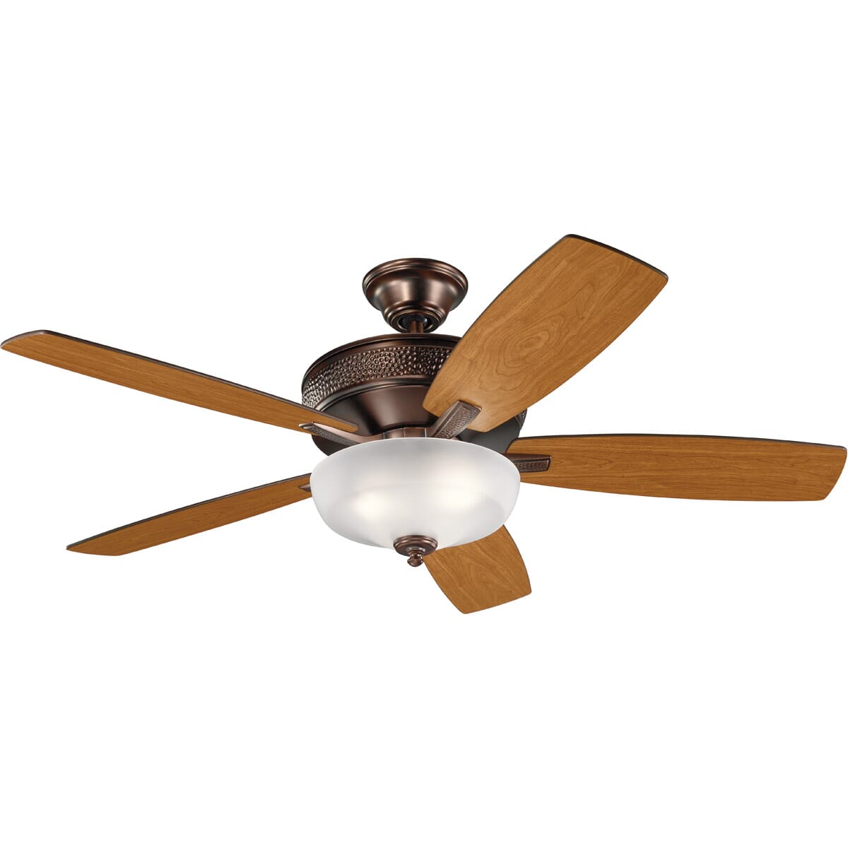 Monarch Ii Select 3-Light Indoor Ceiling Fan in Oil Brushed Bronze -  Kichler, 339413OBB