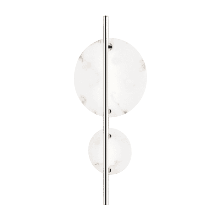 Hudson Valley Croft Wall Sconce in Polished Nickel Hudson Valley Croft Wall Sconce in Polished Nickel