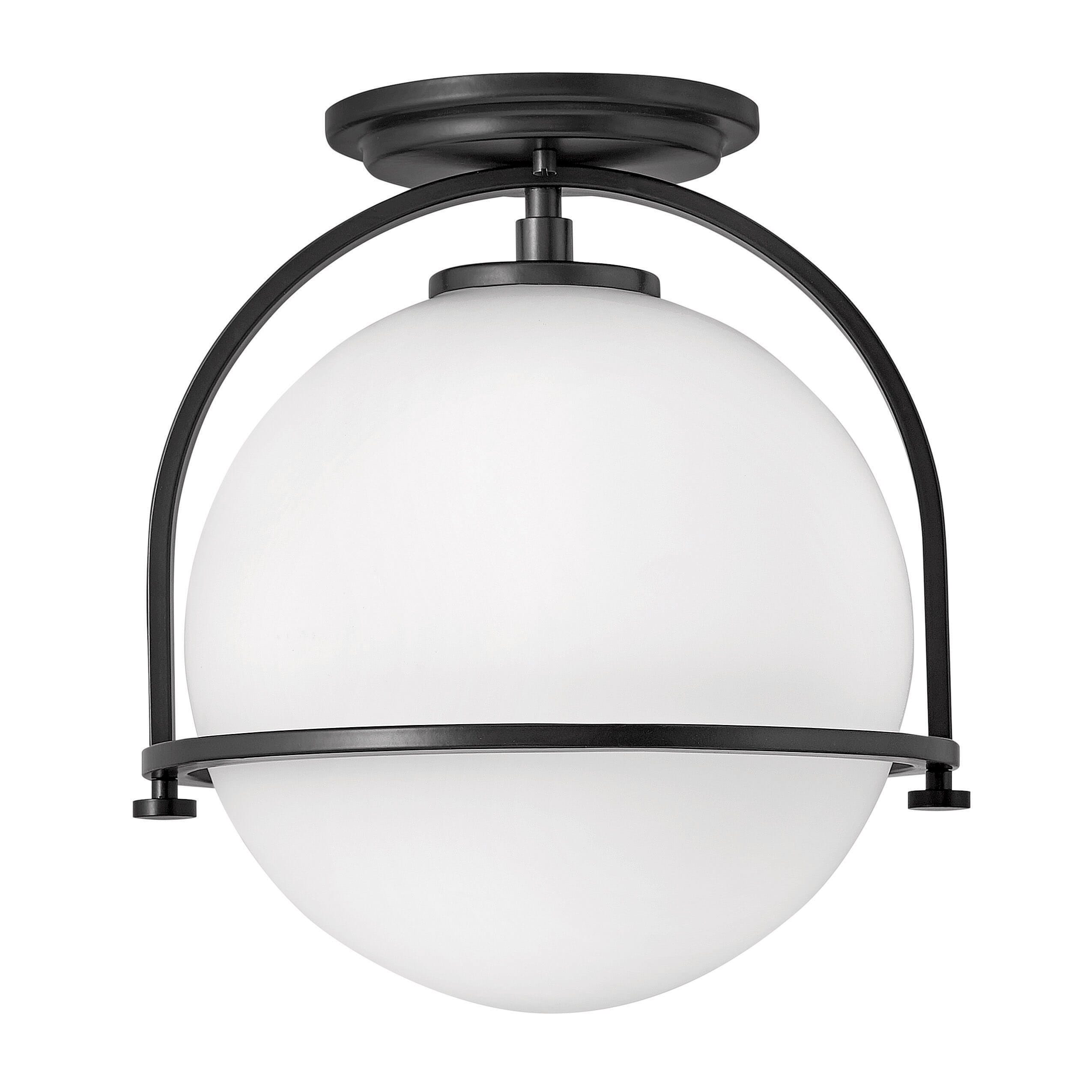 Black LED Foyer Pendant from the Somerset Collection