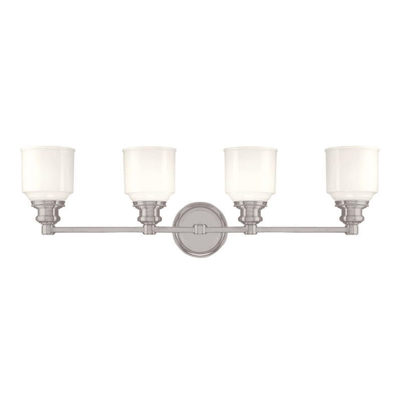 Windham 4-Light 31" Bathroom Vanity Light in Satin Nickel