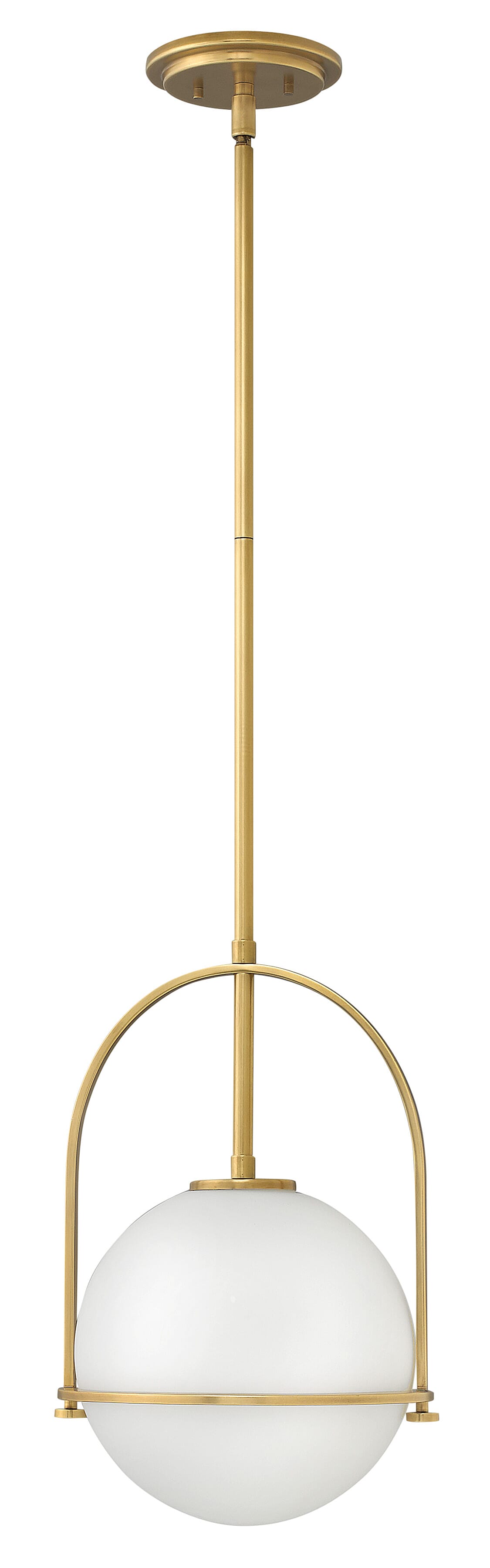 Somerset 1-Light Pendant In Heritage Brass