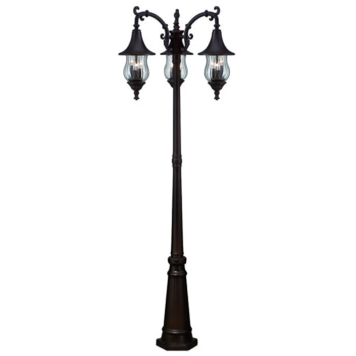 Del Rio Post Del Rio Three Head Surface Mount Post Light by Acclaim Lighting at ...