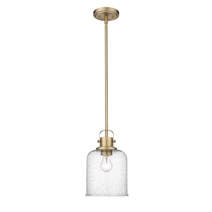 Z-Lite Kinsley 1-Light Pendant Light In Heirloom Gold Z-Lite Kinsley 1-Light Pendant Light In Heirloom Gold
