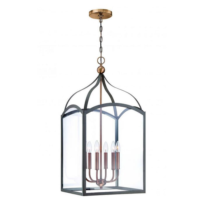 Hinkley Clarendon 6-Light Single Tier Foyer Light in Bronze Hinkley Clarendon 6-Light Single Tier Foyer Light in Bronze