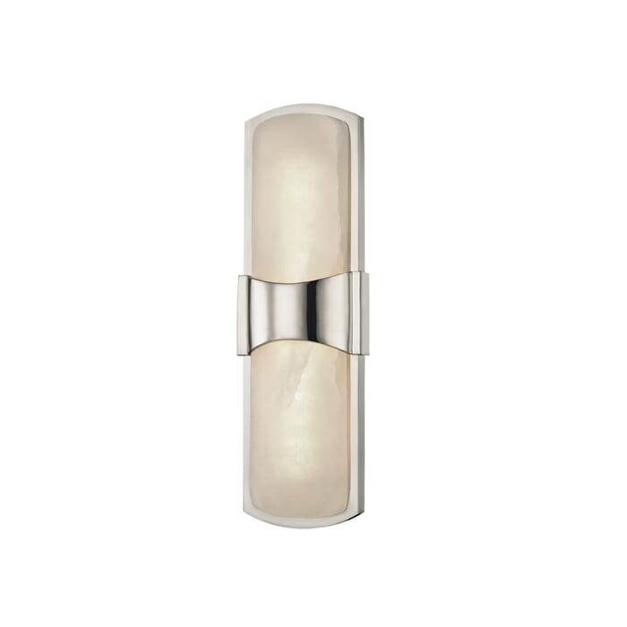 Hudson Valley Valencia 15" Wall Sconce in Polished Nickel Hudson Valley Valencia 15" Wall Sconce in Polished Nickel