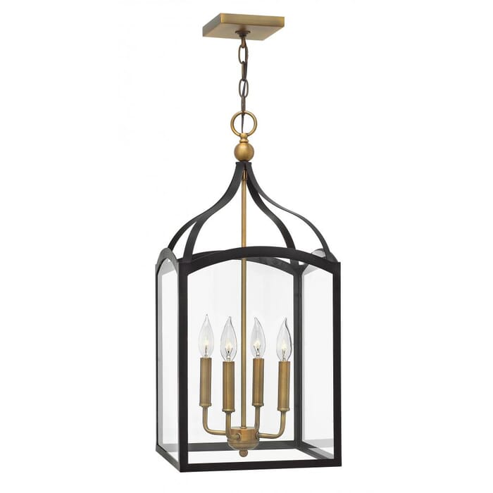 Hinkley Clarendon 4-Light Single Tier Foyer Light in Bronze Hinkley Clarendon 4-Light Single Tier Foyer Light in Bronze
