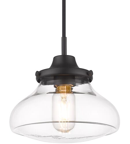 Golden Nash Pendant Light in Matte Black