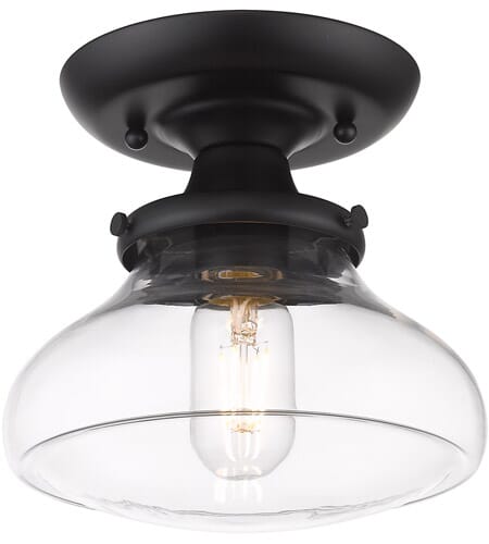 Golden Nash Ceiling Light in Matte Black