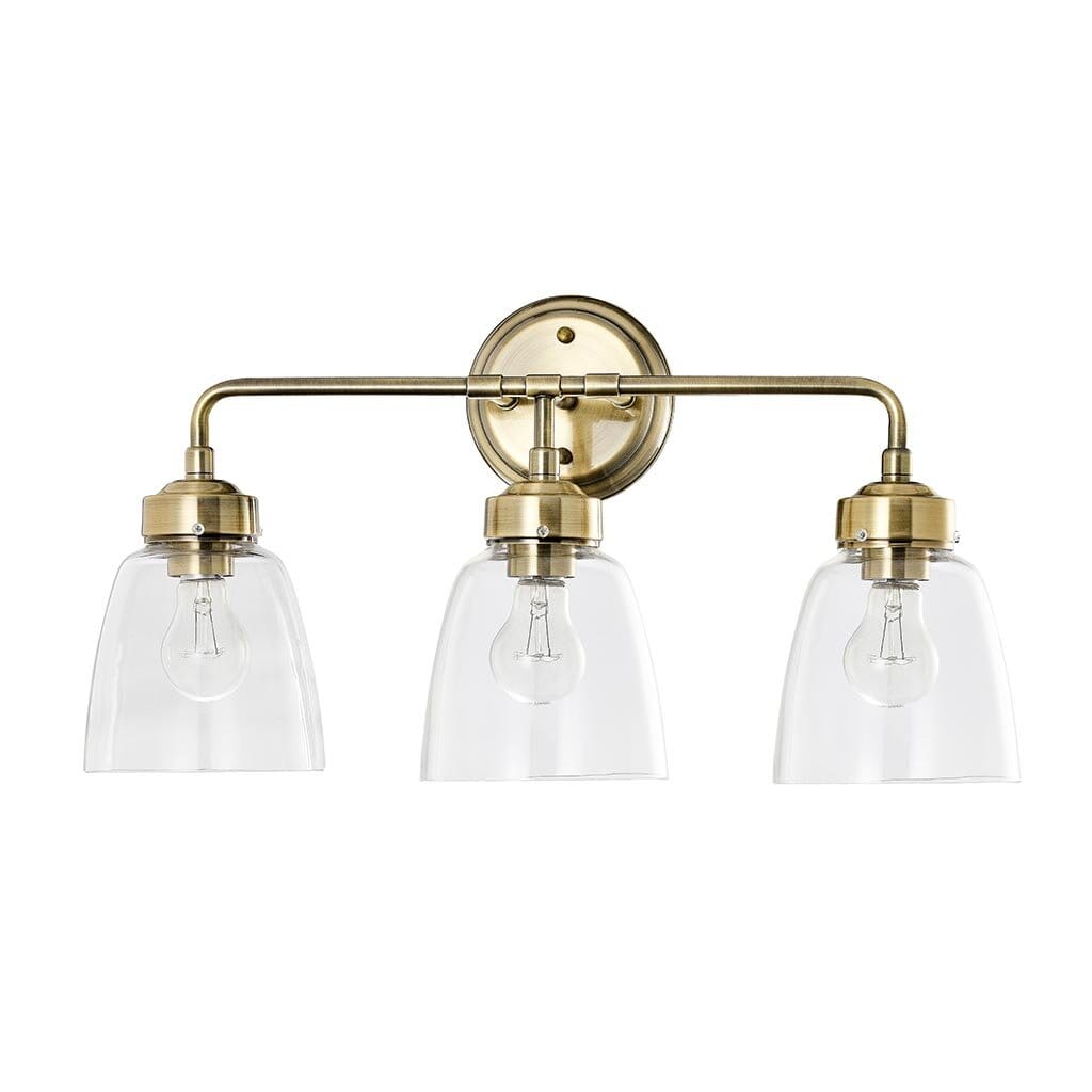 Varaluz Helena 3 Light 22 Bathroom Vanity Light In Antique Brass Lightsonlinecom