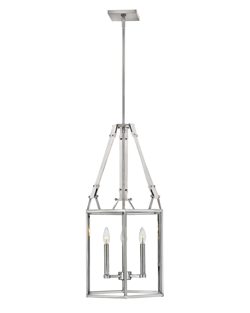 Monroe 3-Light Chandelier In Polished Nickel*