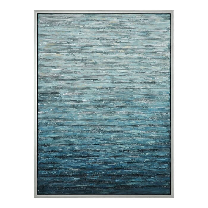 Uttermost Filtered 41.5" Abstract Art in Antique Silver Champagne Uttermost Filtered 41.5" Abstract Art in Antique Silver Champagne