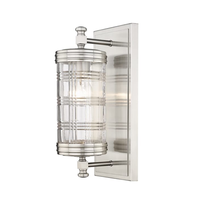 Z-Lite Archer 1-Light Wall Sconce In Brushed Nickel Z-Lite Archer 1-Light Wall Sconce In Brushed Nickel