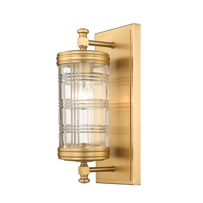 Z-Lite Archer 1-Light Wall Sconce In Heirloom Gold Z-Lite Archer 1-Light Wall Sconce In Heirloom Gold