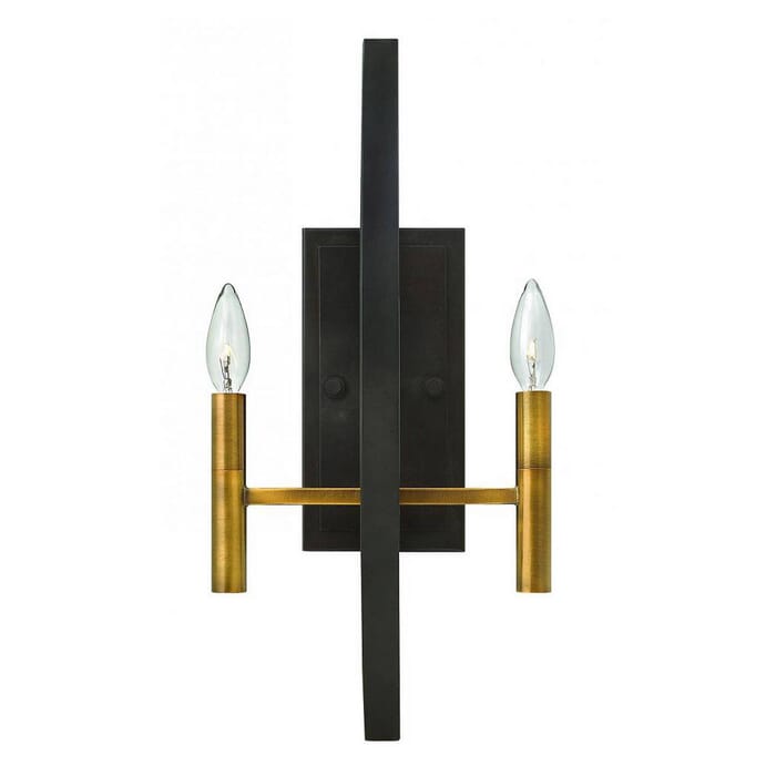 Hinkley Euclid 2-Light Two Sconce in Spanish Bronze Hinkley Euclid 2-Light Two Sconce in Spanish Bronze